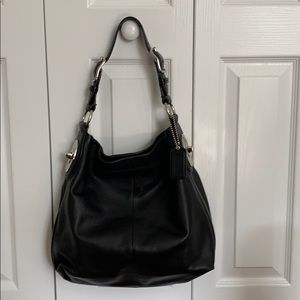 Black Coach hobo bag